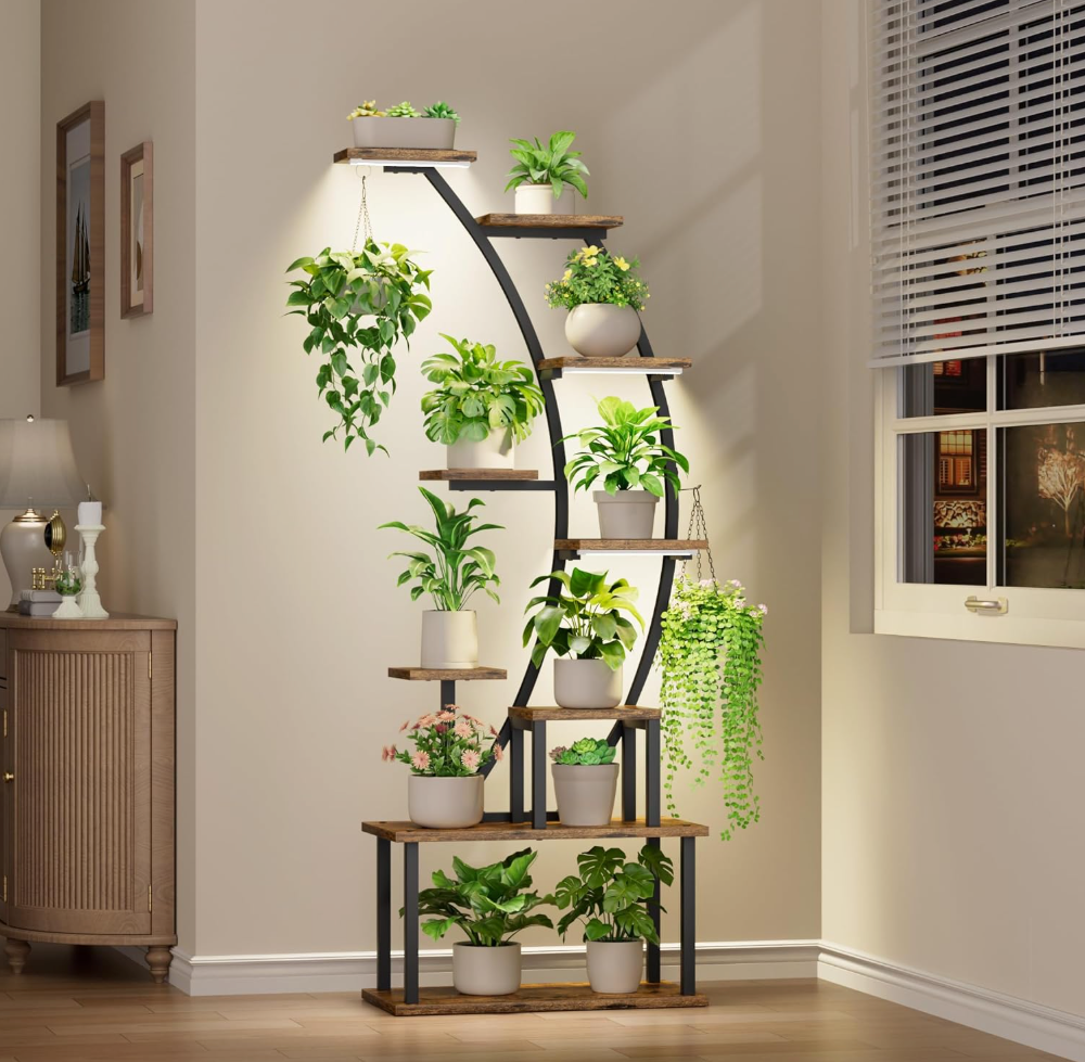 stair plant rack The Arcadia Elevate Stand – Leafy Ladder