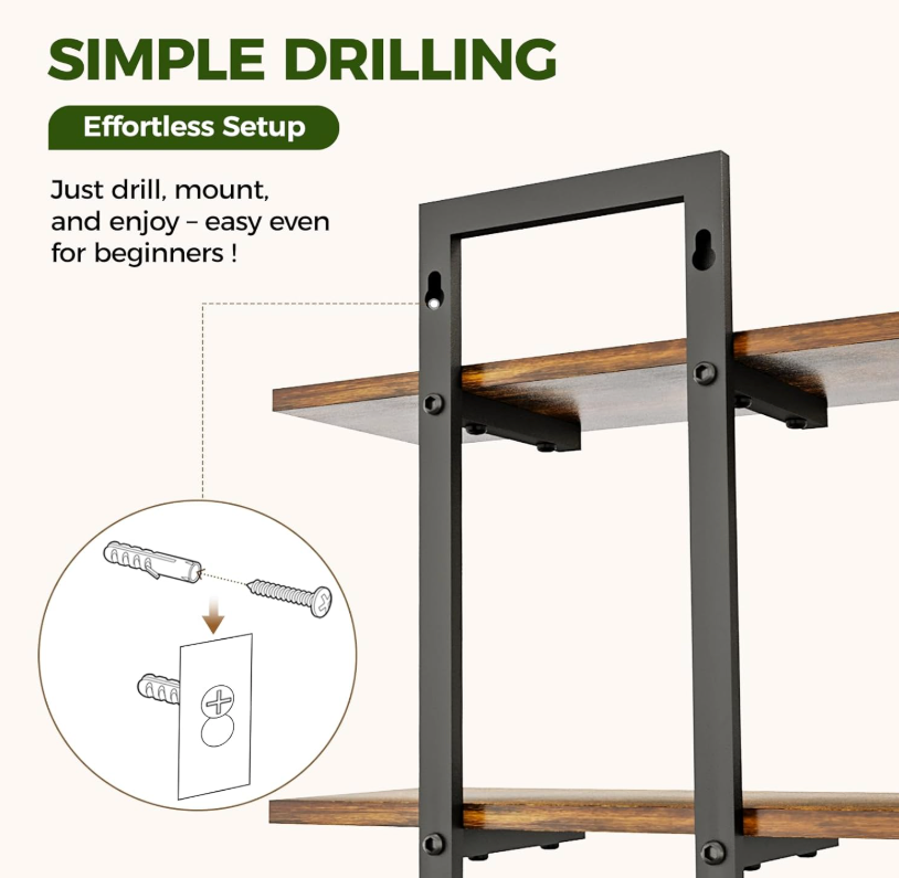 The Canopy Tier Wall Shelf Set