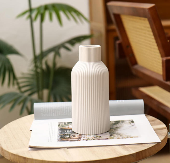 The Lumina Ridge Ceramic Vase