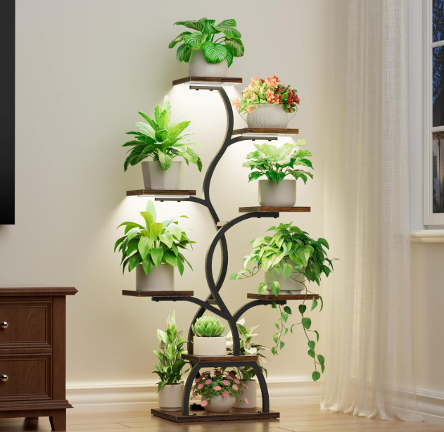 The Liora Twin Bloom Stand – Leafy Ladder