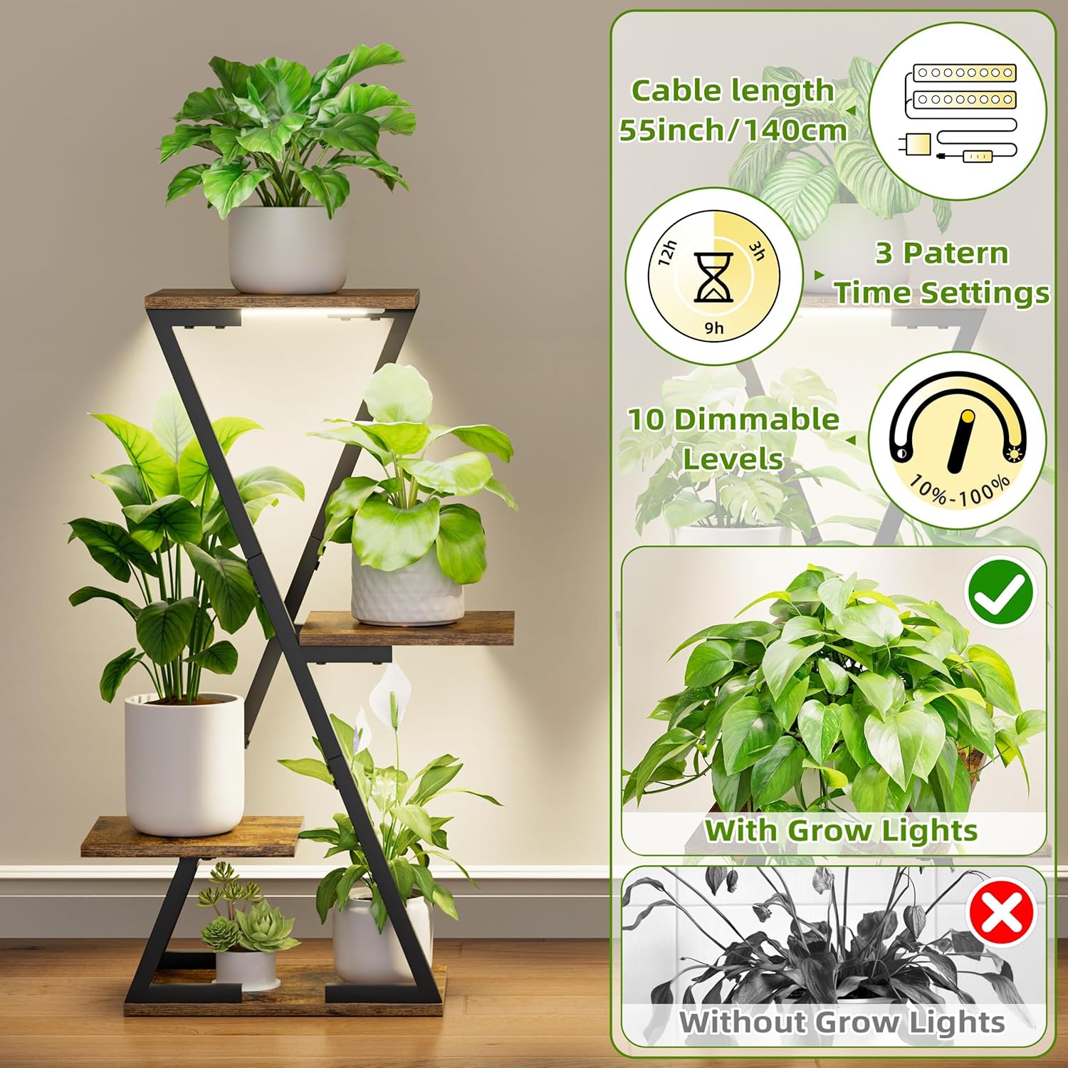 TriLume Z-Frame – Leafy Ladder