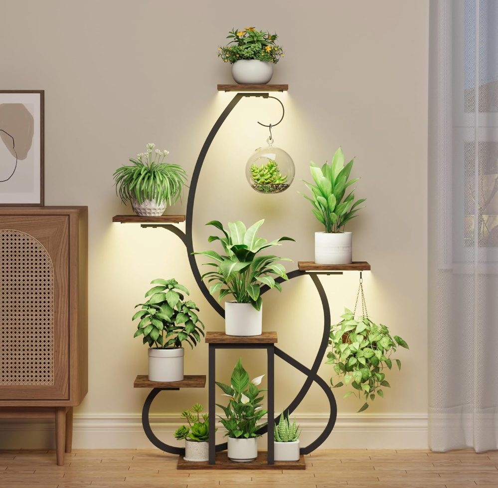 beautiful indoor plant stands The Aurelia Spiral Stand – Leafy Ladder