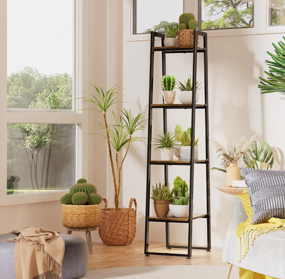 indoor plant stands amazon The Evergreen Glow Stand – Leafy Ladder