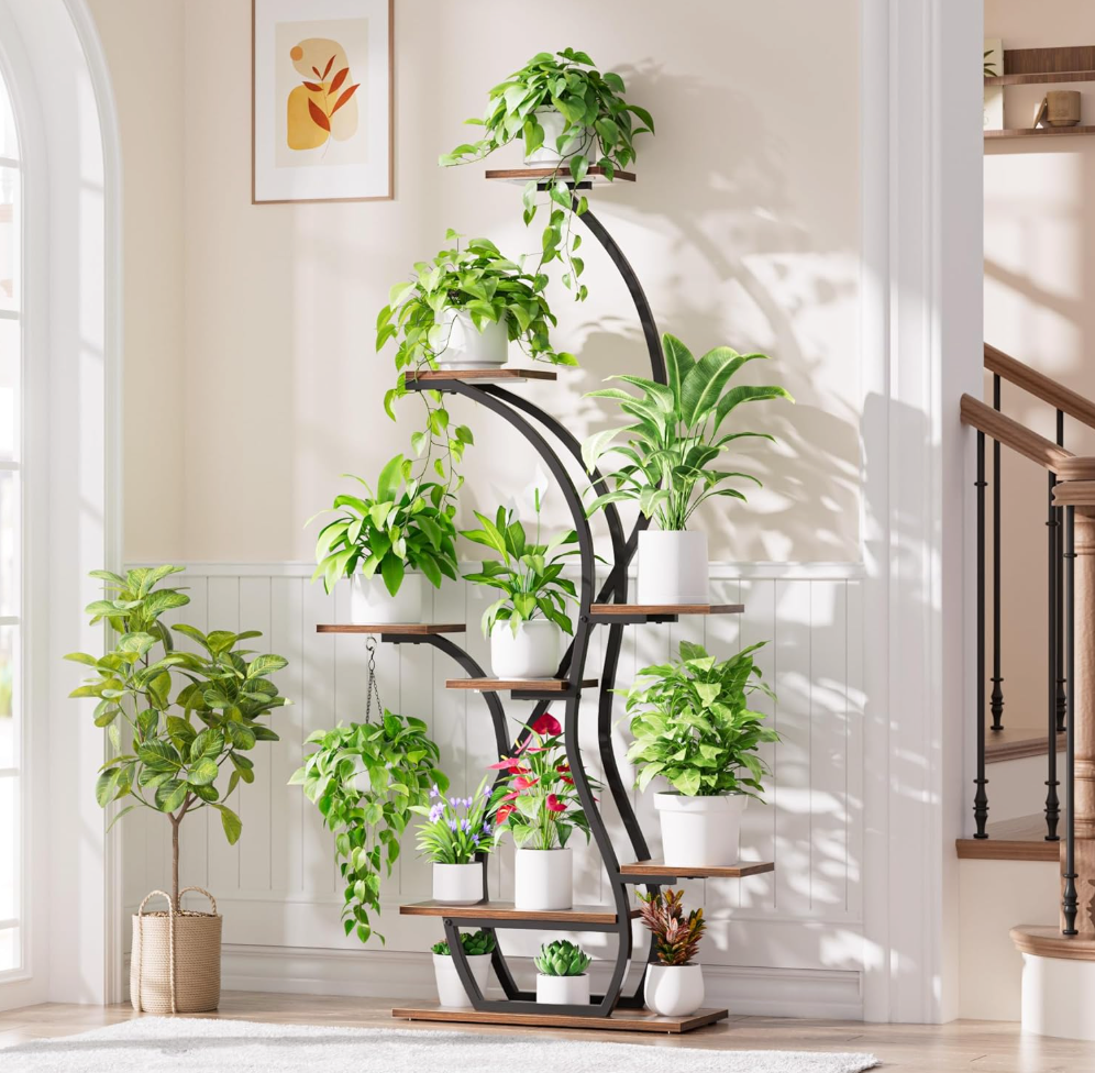 plant stand ladder indoor The Aurora Grove Stand – Leafy Ladder