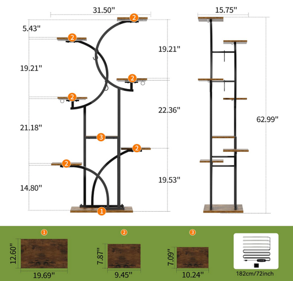 The Sylva Flow Stand – Leafy Ladder