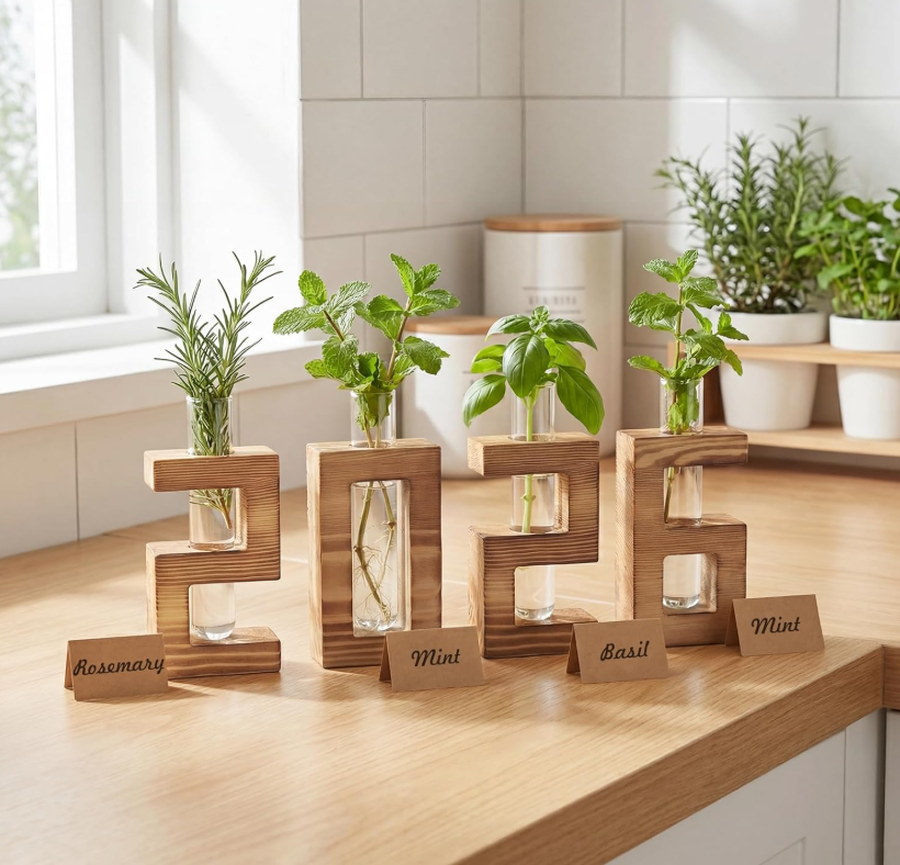 The Solstice Geometry Wall Vases — Set of Four