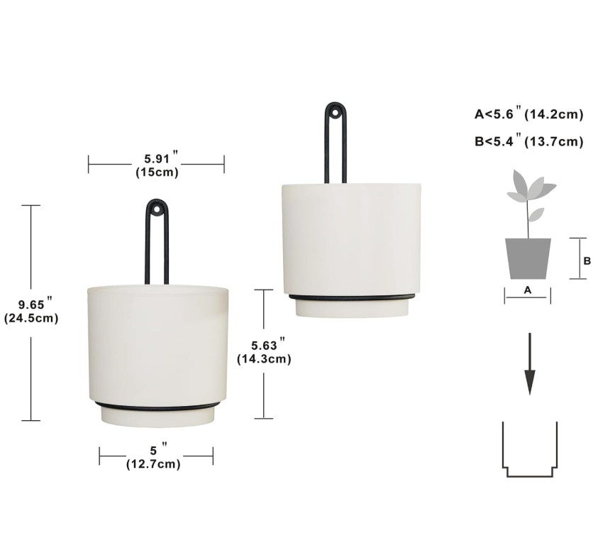 The Halo Edge Wall Planter Set