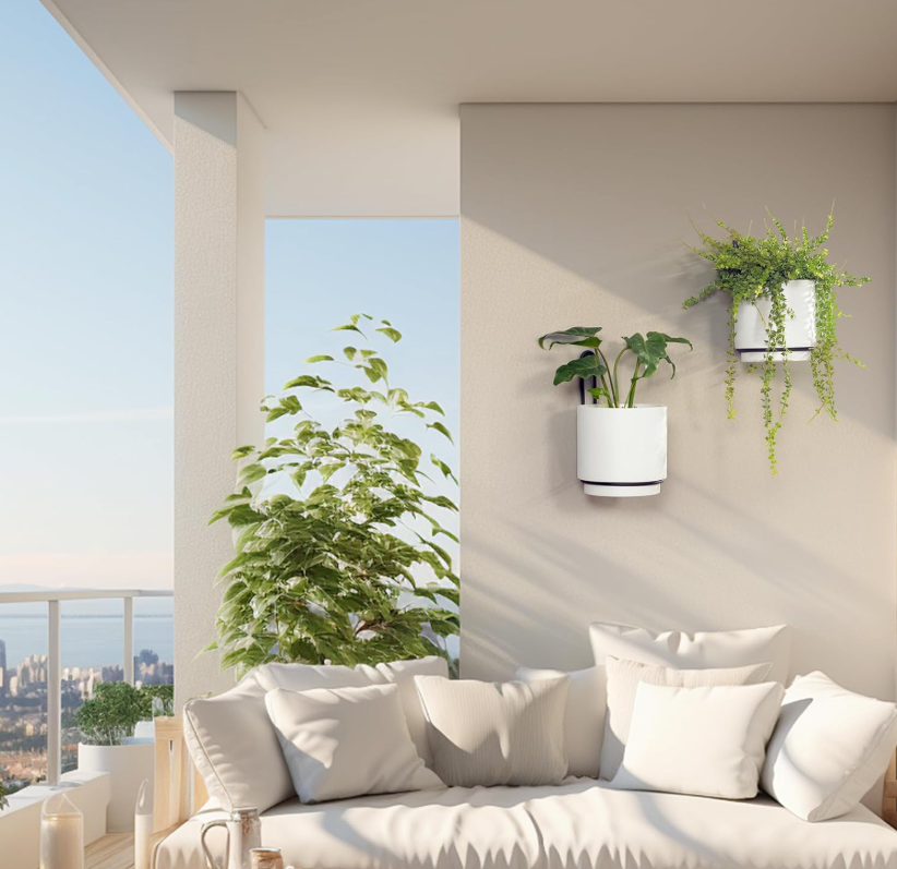 The Halo Edge Wall Planter Set
