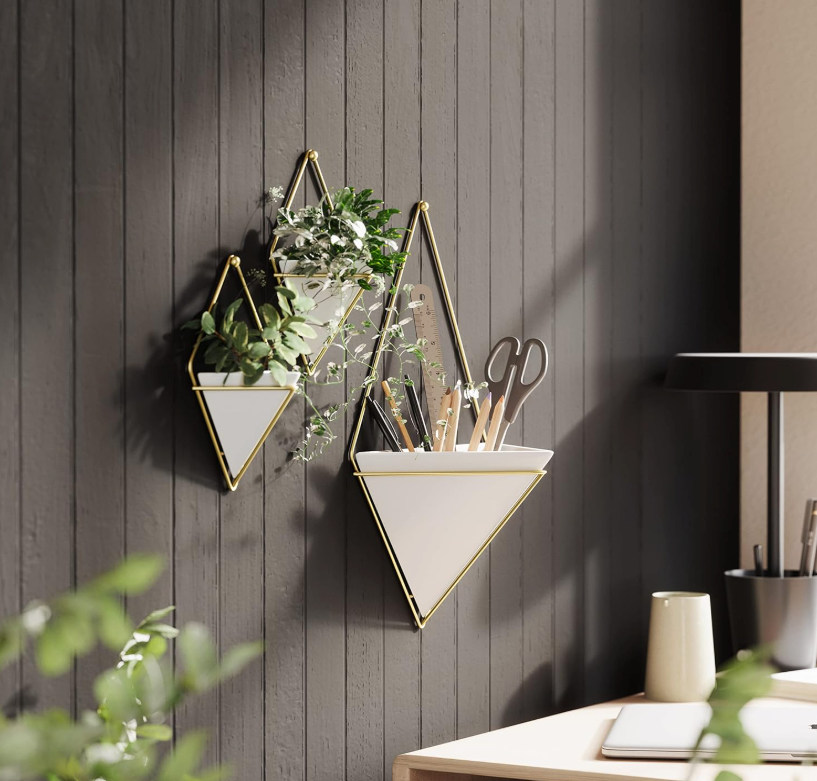 The Prism Vessel Wall Planters — Set of Two