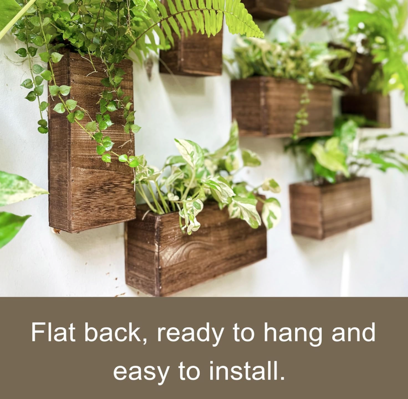 The Terra Ledger Wall Planter Set
