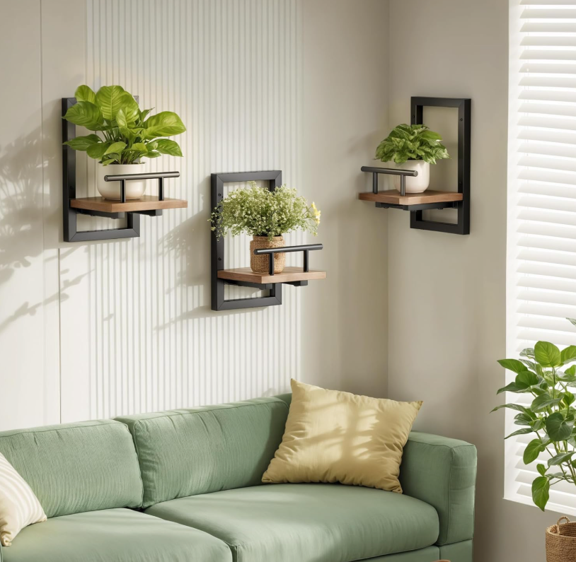 The Framework Perch Wall Planters — Set of Two