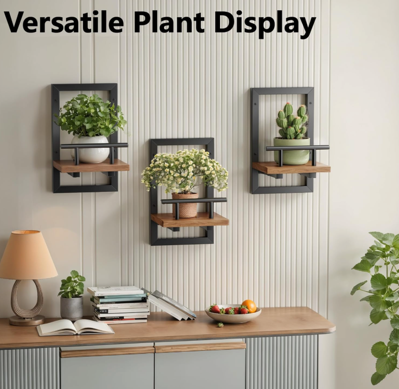 The Framework Perch Wall Planters — Set of Two