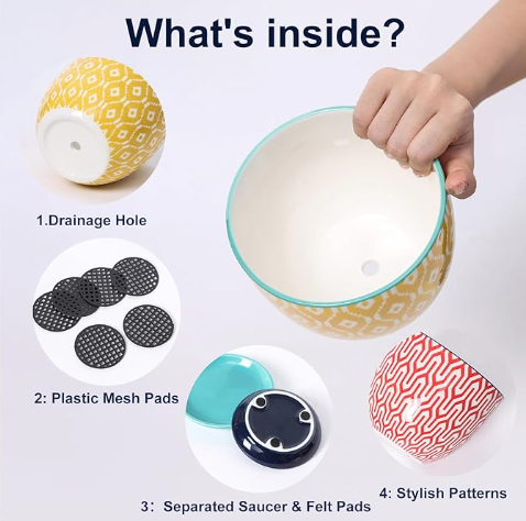 The Jubilee Mosaic Planter Trio