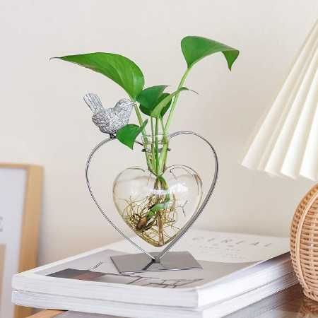Heart & Songbird Propagation Vase