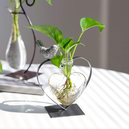 Heart & Songbird Propagation Vase