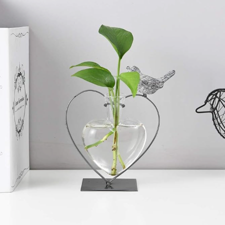 Heart & Songbird Propagation Vase