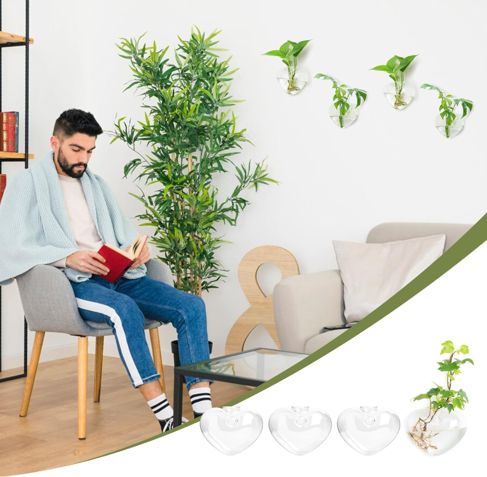 The Heartleaf Wall Vase Set