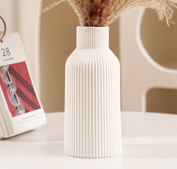 The Lumina Ridge Ceramic Vase