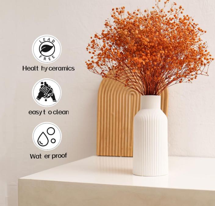The Lumina Ridge Ceramic Vase