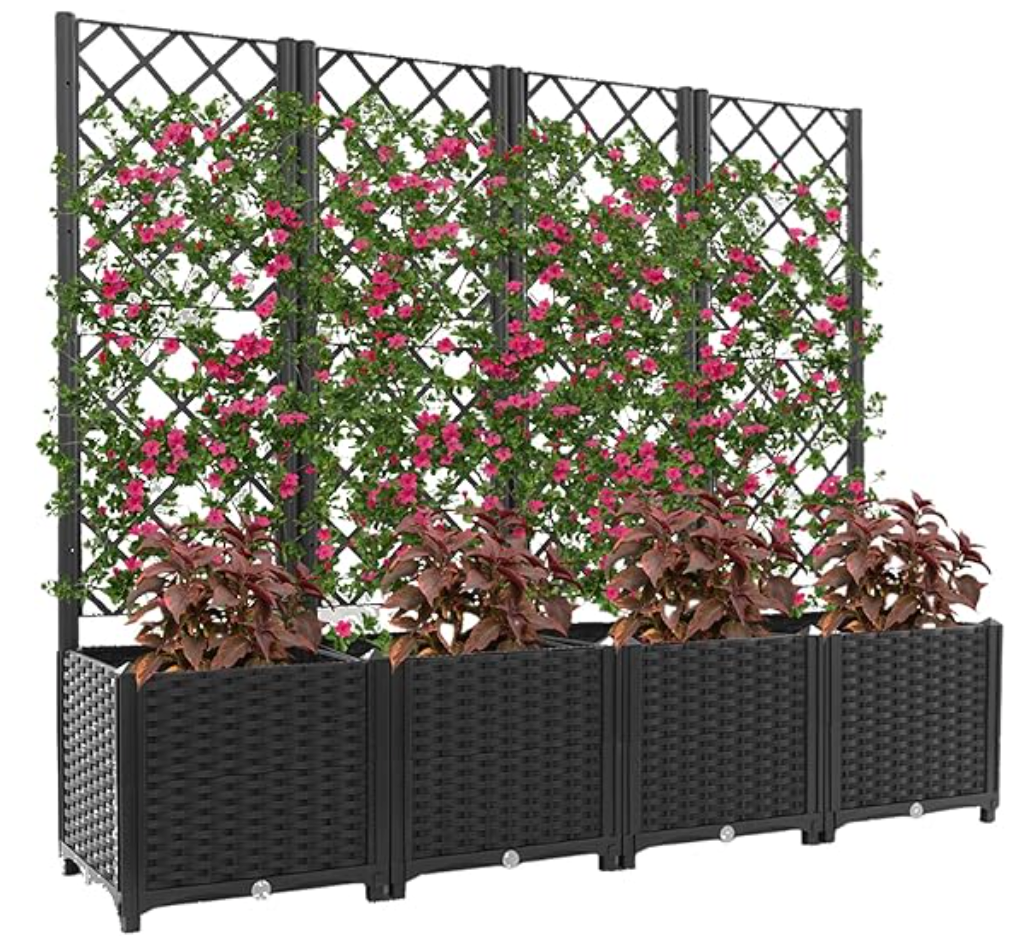 The Quad-Vista Modular Privacy Wall (Set of 4)