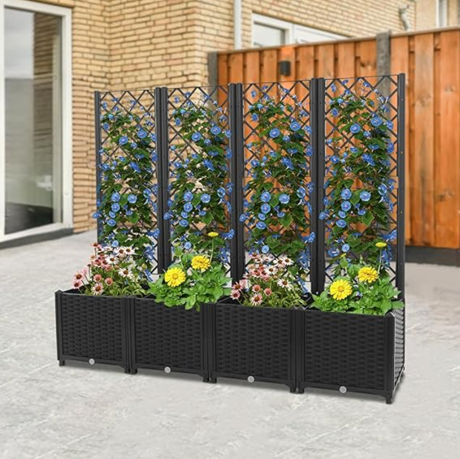 The Quad-Vista Modular Privacy Wall (Set of 4)
