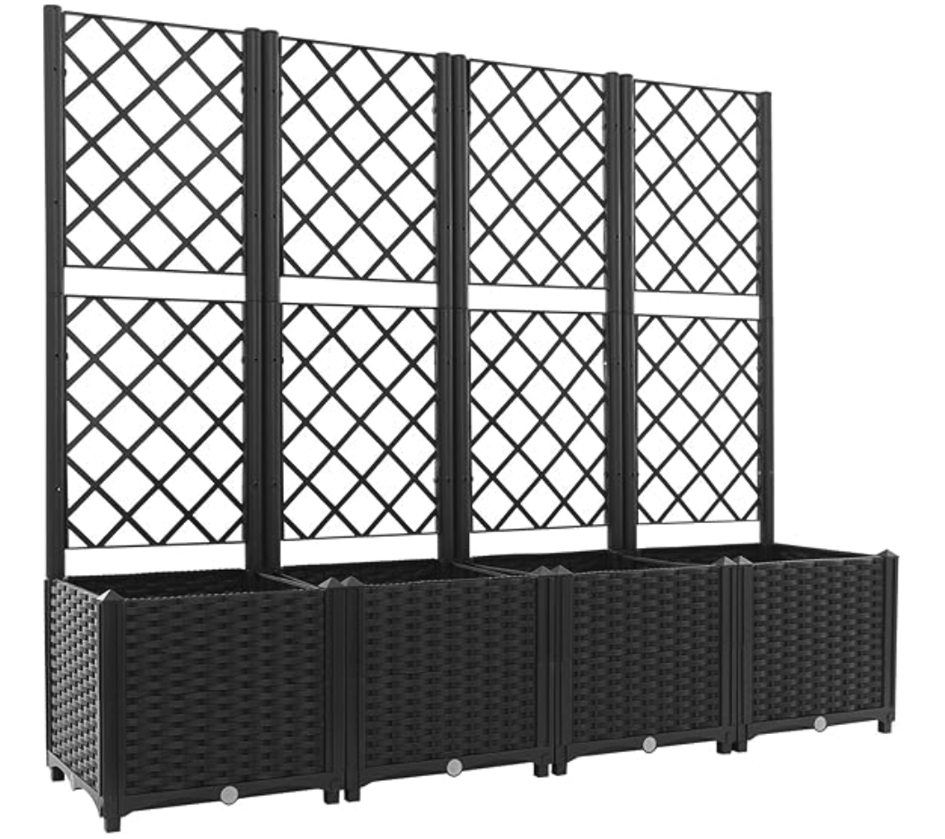 The Quad-Vista Modular Privacy Wall (Set of 4)