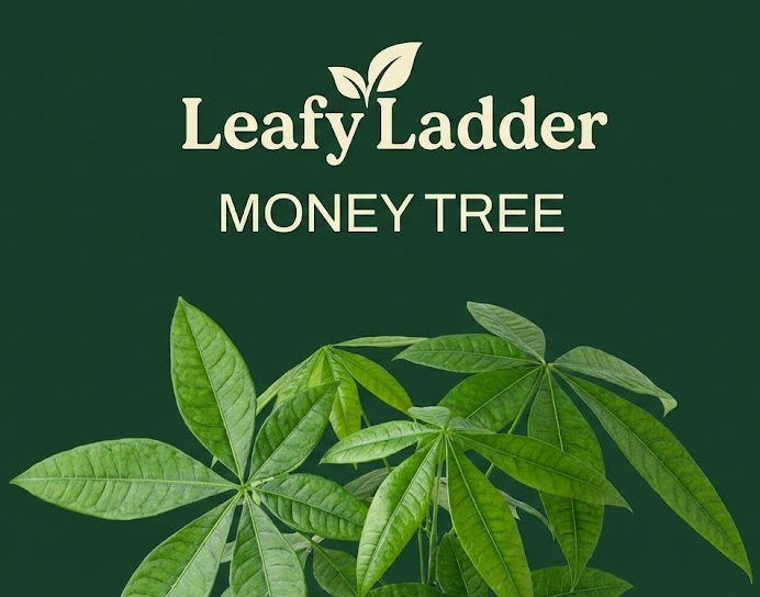 Leafy Ladder Braided Money Tree